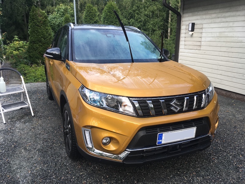 Liukkaripesu menossa.