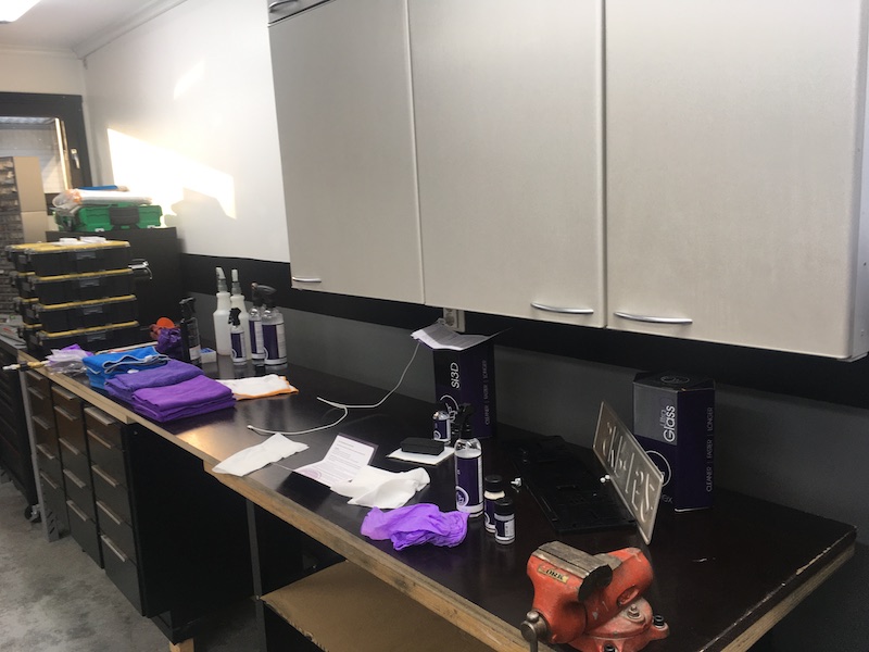 Näkymää työpöydältä.